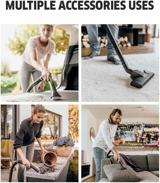 Karcher ıslak/kuru elektrikli süpürge - Resim 2