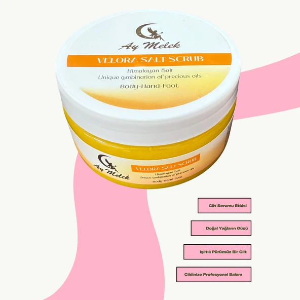 AYMELEK Sleek Body Scrub Besleyici Arındırıcı Nemlendiricili Vücut Peelingi Etkili Scrap