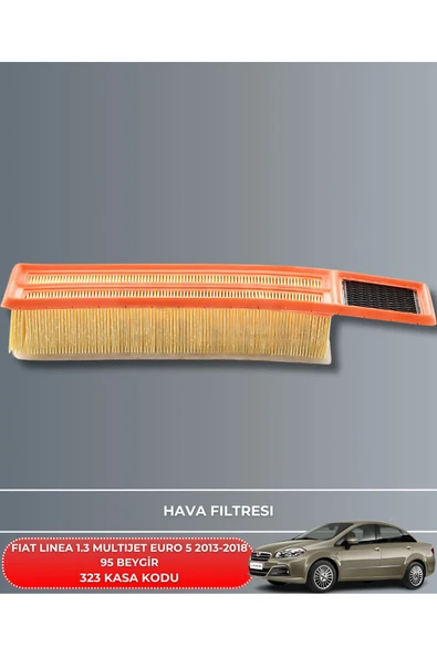 DELPHİ KOPYA - FIAT LINEA 1.3 MULTIJET EURO 5 2013-2014-2018 95 BEYGİR FİLTRE - YAG BAKIM SETİ - Resim 2