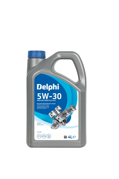DELPHİ PRESTIGE SUPER PLUS 4LT D-EC C2/C3 5W-30 DPF TAM SENTETİK YAĞ ürün görseli