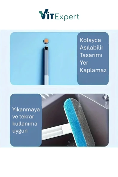Vitexpert Yeni Nesil Çok Fonksiyonlu Kedi Köpek Tüyü Toplayıcı Koltuk Halı Kıl Tüy Alma & Temizleme Fırçası - 7