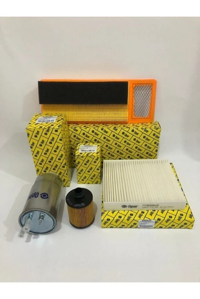 OPAR Fiat Linea Punto Doblo Fiorino 1.3 Multijet Euro 4 Filtre Bakım Seti 2007-2012 Ent-euro4set Uyumlu ürün görseli