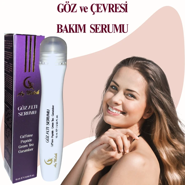 AYMELEK Göz Altı ve Göz Çevresi Yaşlanma, Morluk ve Torbalanma Karşıtı Nemlendirici Roll On Serum 15 ml