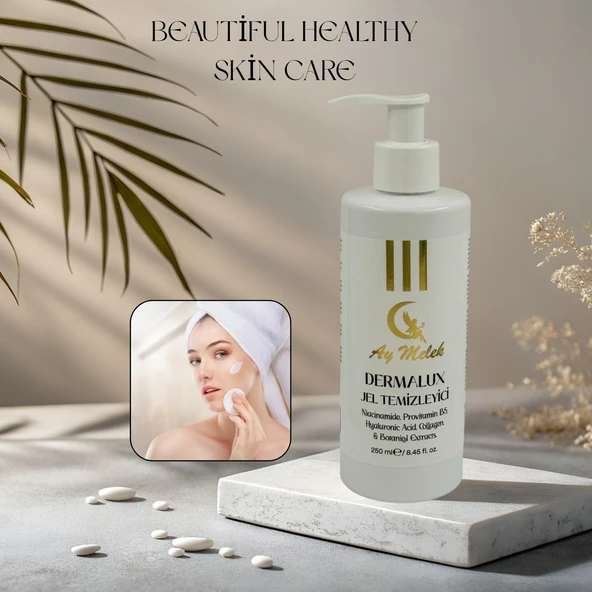 AYMELEK Aydınlatıcı Siyah Nokta ve Leke Karşıtı Nemlendiricili Temizleyici (250 ml) Jel - 1