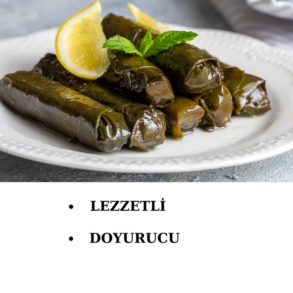 AYMELEK Yaprak Sarma (1 Kutu) Yerli Üretim 400 Gr Doğal Besin Deposu Hazır Yemek - 3