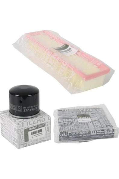 MAİS Renault Clio 4 1.2 16v Filtre Bakım Seti Hava Filtresi - Yağ Filtresi - Polen Filtresi ürün görseli