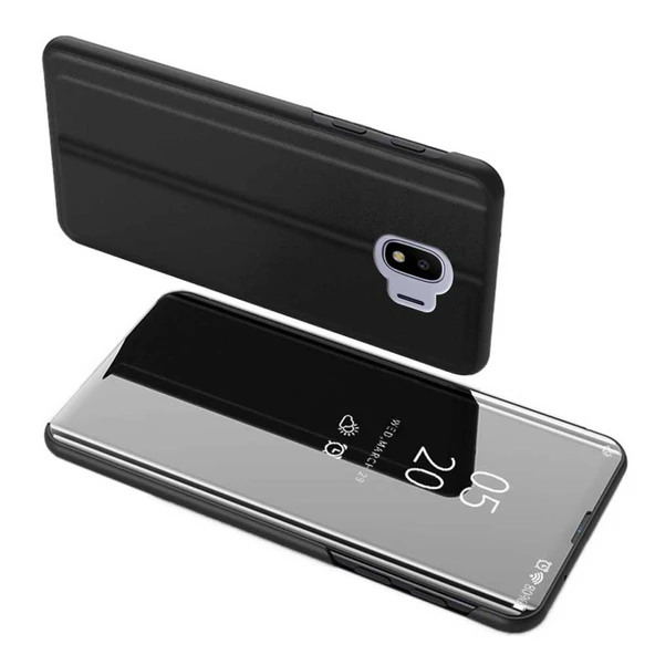 Samsung Galaxy J4 2018 Uyumlu Aynalı Kapaklı Lüx Kılıf ürün görseli 1