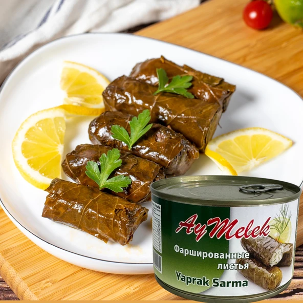 AYMELEK Yaprak Sarma (1 KUTU) Yerli Üretim 400 gr Doğal Besin Deposu Hazır Yemek - 2