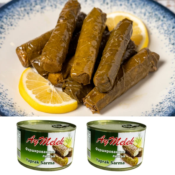 AYMELEK Yaprak Sarma (1 Kutu) Yerli Üretim 400 Gr Doğal Besin Deposu Hazır Yemek - 5