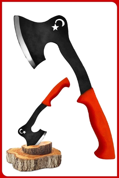 Ayyıldızlı Yüksek Kaliteli  Kamp Baltası Nacak  Odun Kesme, Budama Ev,hobi,Kamp için uygundur. ürün görseli