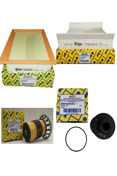 OPAR Egea 1.3 Multijet Euro 6 Bakım Seti 2016-2020 95bg 4iü ürün görseli