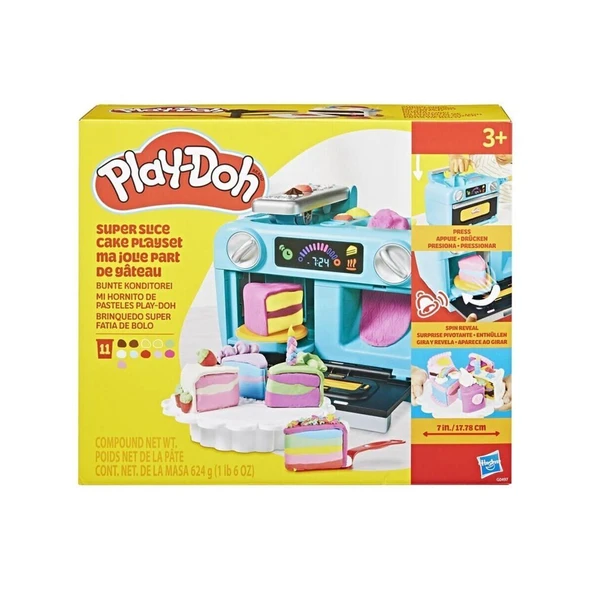 G0497 Play-Doh Süper Dilimli Kek Oyun Seti +3 yaş - 4