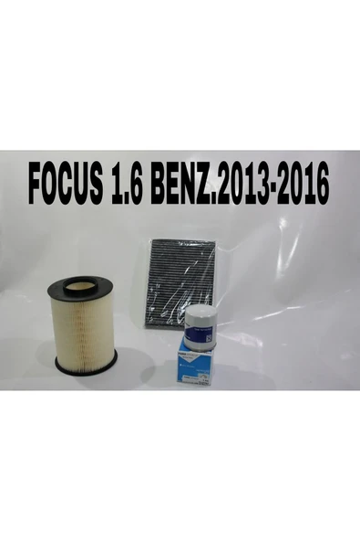 Sardes Ford Focus 2 1.6 Benzinli Filtre Bakım Seti 2008-2011(HAVA+YAĞ+KARBONLU POLEN) - Resim 3