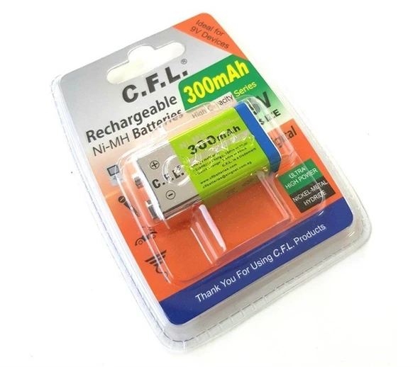 CFL 9 V 250 MAH. PİL - 1