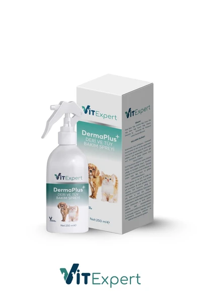 Vitexpert DermaPlus Kedi Köpek Kıtık Açıcı Kolay Tarama Tüy Dökülmesi Önleyici Bitkisel Tüy Deri Bakım Spreyi - 7