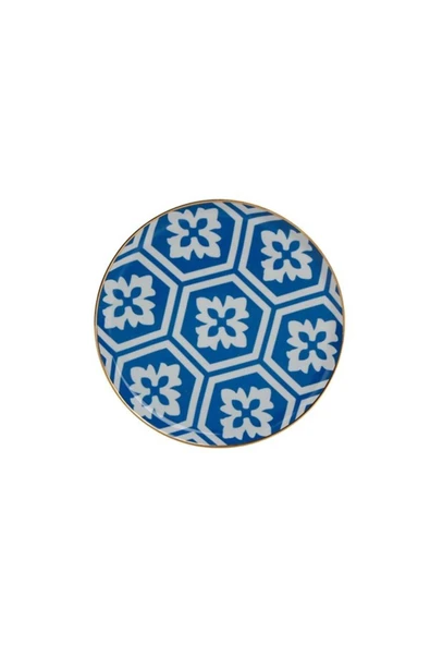 Morocco Ds2 Mavi Düz Tabak 20 Cm - 1