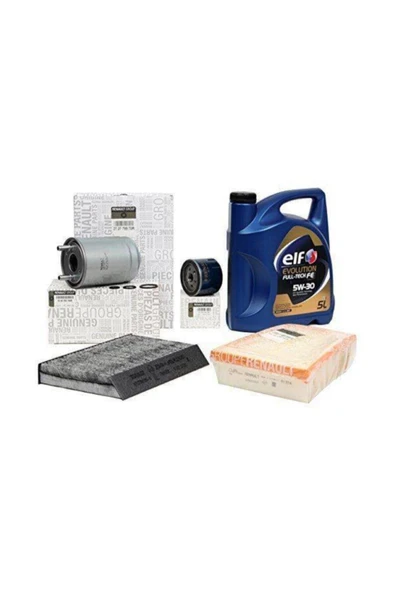 ELF Renault Fluence 1.5 DCİ Bakım Seti +ELF/859HAVA,599,936POLEN,788 MAZOT ürün görseli