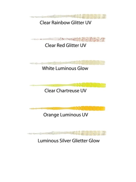 Mustad Straight Tail 76mm 12 Adet LRF Silikon Yem - Resim 2