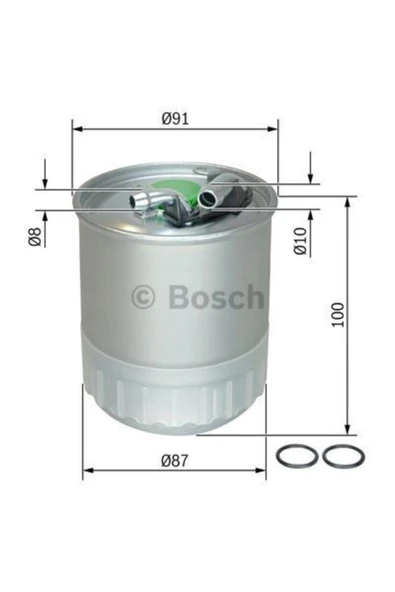 Bosch Mercedes Sprinter 2006- Mazot Filtresi Marka - 1