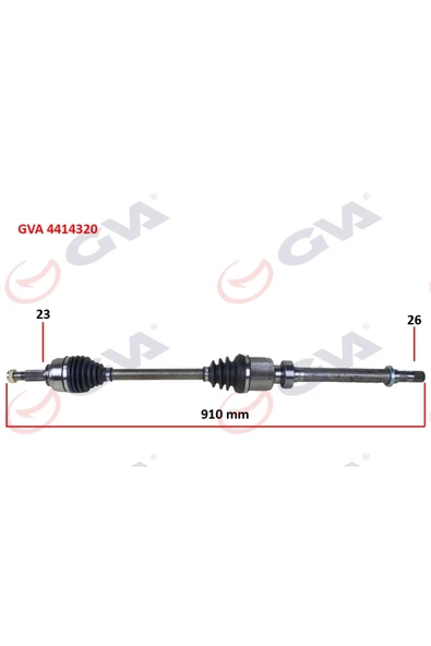 GVA KOMPLE AKS SAĞ CLIO IV 1.5 DCI (12-) (75-90HP) 391008239R ürün görseli