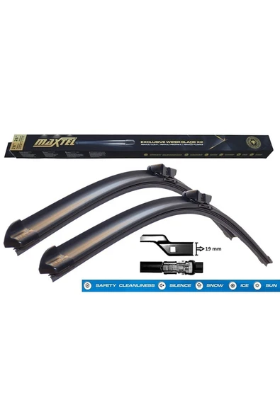 Maxtel Muz Tipi Silecek Süpürgesi 30"+20"750mm+500mm 12102361 ürün görseli