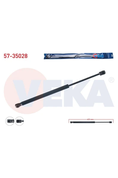 TEKNOROT VEKA-57-35028 - MOTOR KAPUT AMORTISORU RENAULT CLIO IV 2012- ürün görseli