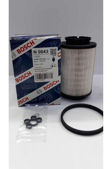 Bosch Yakıt Filtresi Astra-corsa 1.7/1.9/2.4/2.5d 0986tf0043 Uyumlu ürün görseli