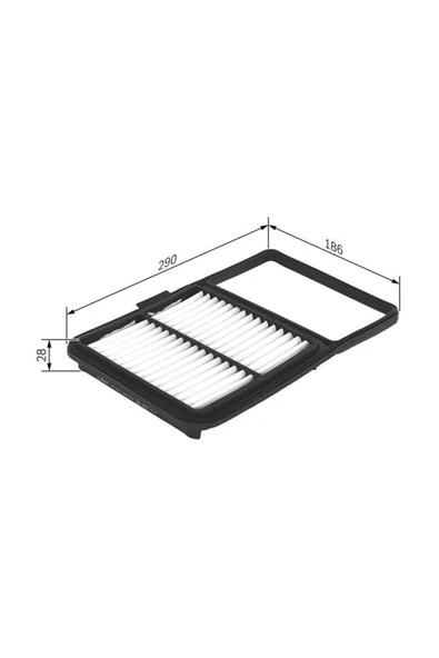 MANN HAVA FİLTRESİ TOYOTA PRIUS HB 1.5 HYBRID 03-09 - Resim 3
