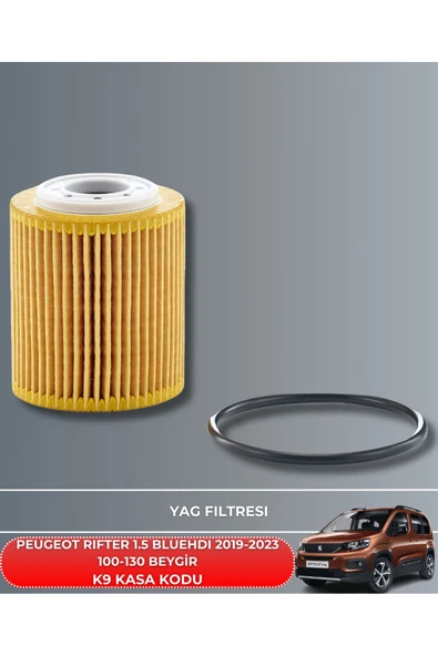 Petrol Ofisi PEUGEOT RIFTER 1.5 BLUEHDI 2019-2020-2021-2022-2023 100-130 BEYGİR FİLTRE - YAG BAKIM SETİ - Resim 3