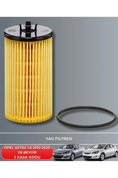 Petrol Ofisi OPEL ASTRA 1.6 2010-2011-2012-2013-2014-2015-2016-2017-2018-2019-2020 115 FİLTRE YAG BAKIM SETİ - Resim 3