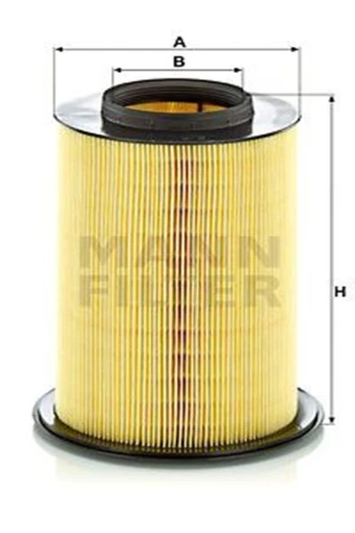 MANN C16134/2 Hava Filtresi (YUVARLAK) ( Ford Focus Cmax 1.6tdci 04- ) / Volvo Av619601ae (WC238895) ürün görseli