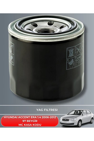 Petrol Ofisi HYUNDAI ACCENT ERA 1.4 2006-2007-2008-2009-2010-2011-2012 97 BEYGİR BAKIM SETİ - Resim 3