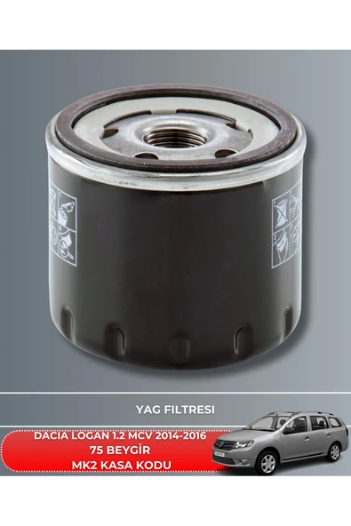 Petrol Ofisi DACIA LOGAN 1.2 MCV 2014-2015-2016 75 BEYGİR FİLTRE - YAĞ BAKIM SETİ - Resim 3