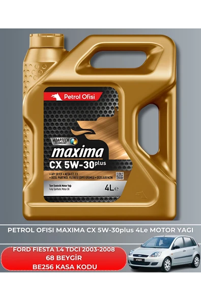 Petrol Ofisi Ford Fıesta 1.4 Tdcı 2003-2008 68 Beygir Filtre - DELPHİ MOTOR YAĞ GÖNDERILECEKTIR 2025 ÜRETİM Bakım Seti - Resim 5