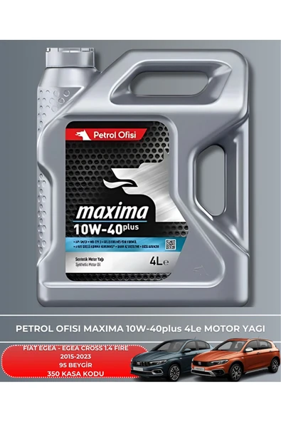 Petrol Ofisi FIAT EGEA CROSS 1.4 FIRE 2015-2016-2017-2018-2019-2020-2021-2022-2023 UYUMLU FİLTRE YAG BAKIM SETİ - Resim 5