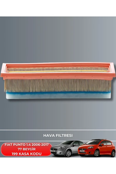 Petrol Ofisi FIAT PUNTO 1.4 2006-2007-2008-2009-2010-2011-2012-2013-2014-2015-2016-2017 77 FİLTRE YAG BAKIM SETİ - Resim 2