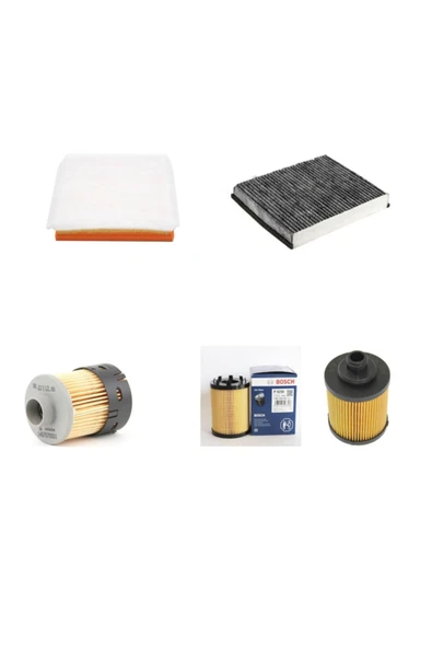 Bosch Opel Astra H 1.3 Cdtı L48 Dizel 04-2009 Hava + Yağ Filtre + Yakıt + Polen Sardes Filtre Bakım Seti ürün görseli