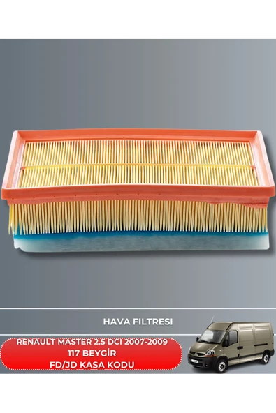 Petrol Ofisi RENAULT MASTER 2.5 DCI 2007-2008-2009 117 BEYGİR FİLTRE - YAĞ BAKIM SETİ - Resim 2