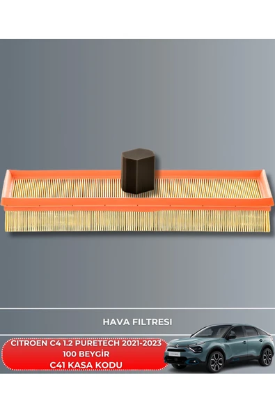 Petrol Ofisi CITROEN C4 1.2 PURETECH 2021-2022-2023 100 BEYGİR FİLTRE - YAG BAKIM SETİ - 2