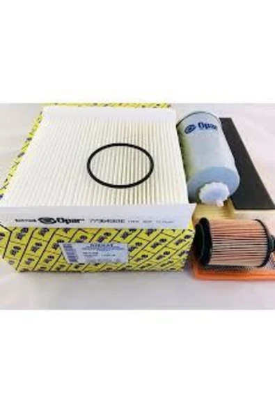 OPAR 55177229 OPAR FİLTRE SETİ LINEA-FIORINO-DOBLO 12- 1.3 95BG ( ürün görseli