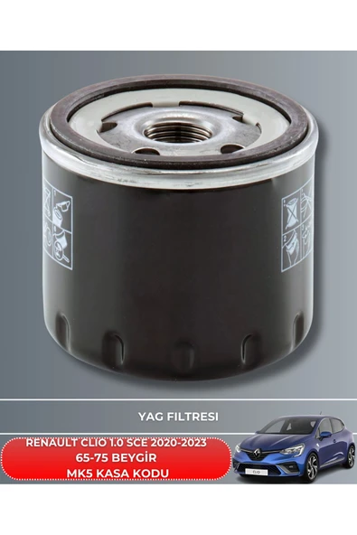 Petrol Ofisi RENAULT CLIO 1.0 SCE 2020-2021-2022-2023 65-75 BEYGİR FİLTRE - YAĞ BAKIM SETİ - Resim 3