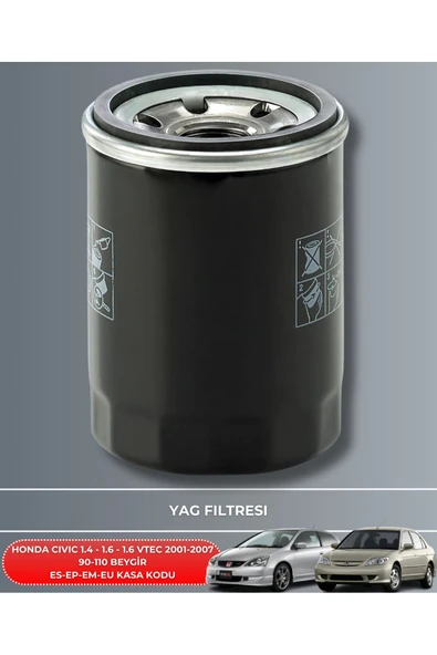 Petrol Ofisi HONDA CIVIC 1.4 - 1.6 - 1.6 VTEC 2001-2002-2003-2004-2005-2006-2007 90-110 BEYGİR BAKIM SETİ - Resim 3