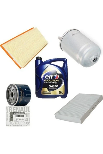 MAİS Otomotıvdeposu1011a Renault Fluence Filtre Yağ Bakım Seti 1.5 Dci 2012-2019 (karbonlu Polen) ürün görseli
