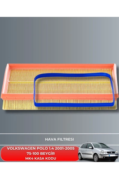 Petrol Ofisi VW VOLKSWAGEN POLO 1.4 2001-2002-2003-2004-2005 75-100 BEYGİR FİLTRE - YAĞ BAKIM SETİ - Resim 2