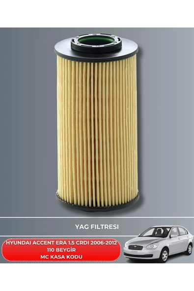 Petrol Ofisi HYUNDAI ACCENT ERA 1.5 CRDI 2006-2007-2008-2009-2010-2011-2012 110 BEYGİR BAKIM SETİ - Resim 3