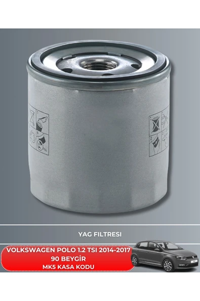Petrol Ofisi VOLKSWAGEN POLO 1.2 TSI 2014-2017 90 BEYGİR FİLTRE - DELPHİ MOTOR YAĞ GÖNDERILECEKTIR 2025 ÜRETİM YAĞ BAKIM SETİ - Resim 3