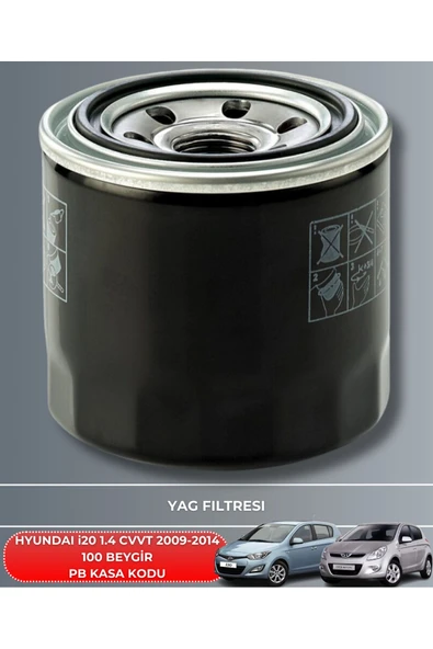 Petrol Ofisi HYUNDAI i20 1.4 CVVT 2009-2010-2011-2012-2013-2014 100 BEYGİR BAKIM SETİ - Resim 3