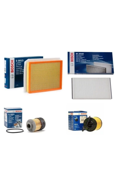 Bosch Opel Astra H 1.3 Dizel Komple Filtre Bakım Seti Uyumlu ürün görseli