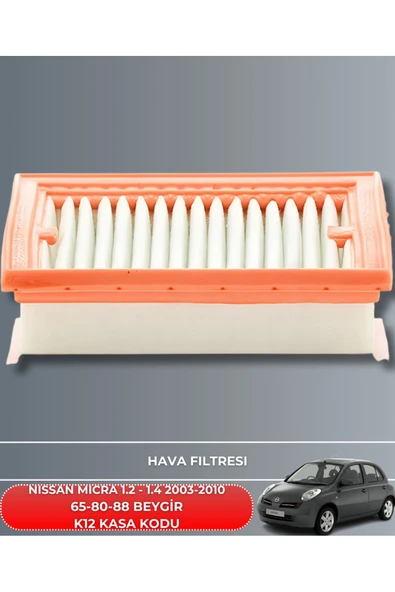 Petrol Ofisi NISSAN MICRA 1.2 - 1.4 2003-2004-2005-2006-2007-2008-2009-2010 65-80-88 BEYGİR FİLTRE YAĞ BAKIM SET - Resim 2