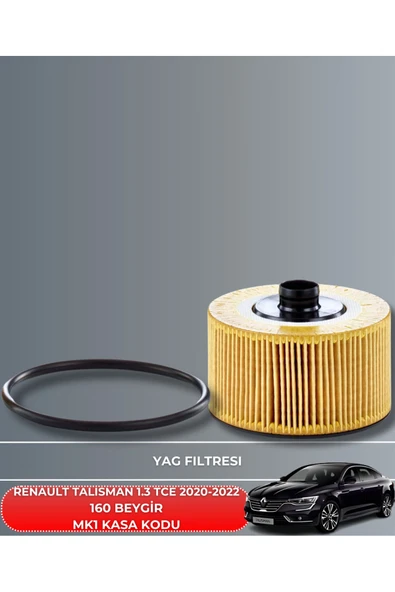 RENAULT TALISMAN 1.3 TCE 2020-2021-2022 160 BEYGİR FİLTRE - YAĞ BAKIM SETİ - Resim 3